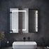 Arisanta Anti-fog LED Bathroom Cabinet With Glass Shelves