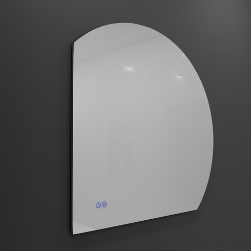 Enzo Corner Frameless 3 Colour LED Backlit Bathroom Mirror With Demister & Optional Bluetooth Speaker