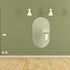 Daintree Frameless Oval Backlit LED Bathroom Wall Mirror