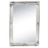 Gabriel Ornate Brushed White Wall Mirror