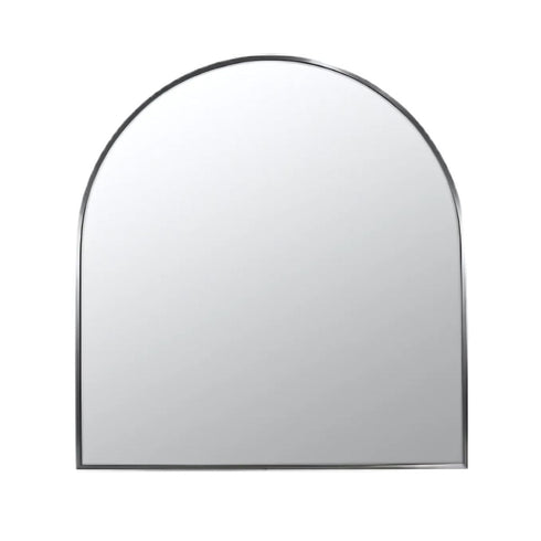 Apsel Arch Brushed Nickel Wall Mirror