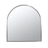 Apsel Arch Brushed Nickel Wall Mirror