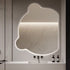 Torquay Teddy Irregular Modern Anti-Fog Backlit LED Bathroom Mirror with Touch Sensor