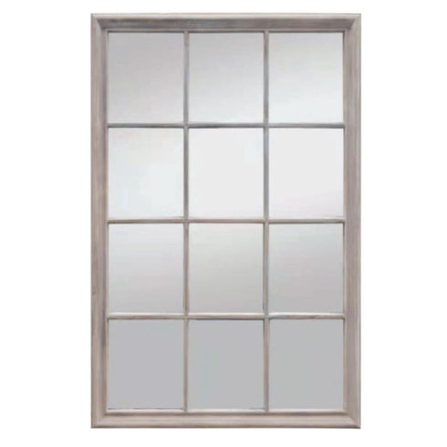 Harvey Brushed Wood Wall Mirror