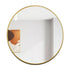 Solea Rose Gold Round Wall Mirror