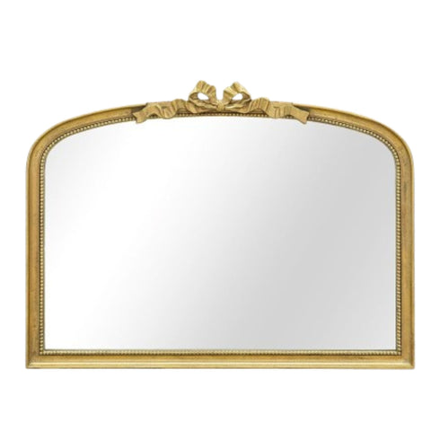 arch mirror with ribbon top