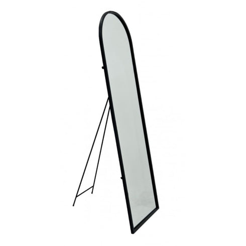 Jervis Black Arch Floor Mirror - Full Length Freestanding Mirror