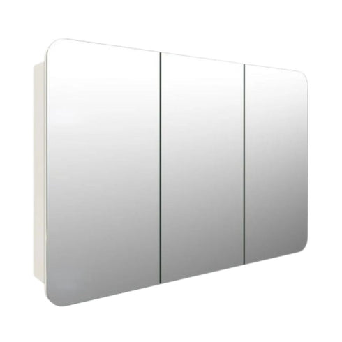 Elijah Frameless 3-Door Mirror Cabinet
