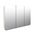 Elijah Frameless 3-Door Mirror Cabinet
