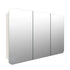 Elijah Frameless 3-Door Mirror Cabinet