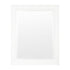 Chinoise Hand Painted White Wall Mirror