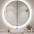 Monique Frameless Anti-Fog Backlit Round Bathroom Mirror with LED