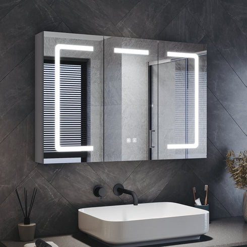 Tallis Three Door Anti-fog LED Bathroom Cabinet