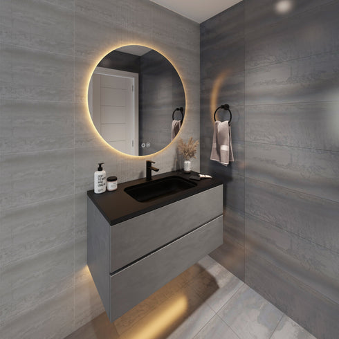 Alessio Anti-fog Backlit 3 Colour LED Round Bathroom Mirror With Optional Bluetooth