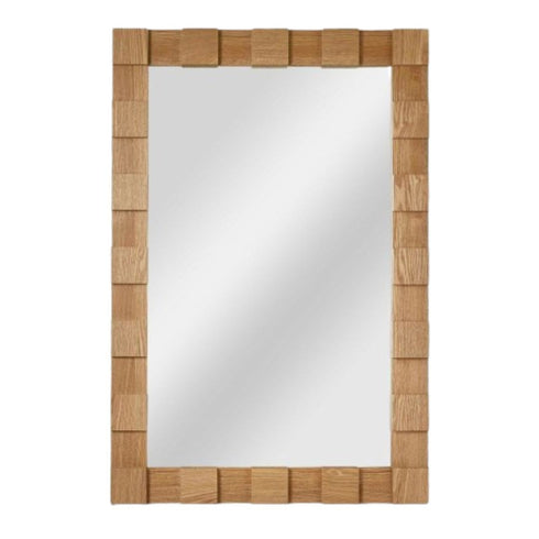 Melanee Oakwood Wall Mirror
