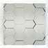 Zephyr Square 3D Wall Mirror - Multi Faceted Geometric Decorative Mirror Panel