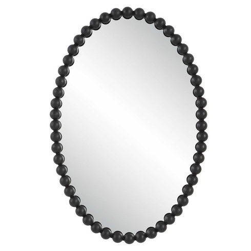 Brielle Oval Black Wall Mirror