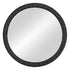 Iggy Round Wall Mirror Black