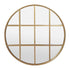 Strauss Round Gold Wall Mirror