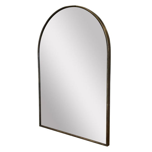 Vivienne Arched Brass Wall Mirror