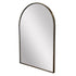 Vivienne Arched Brass Wall Mirror