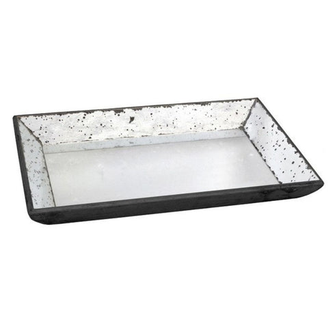 Frederick Rectangular Antique Mirrored Tray