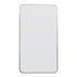 Albin Radius Rectangle Brushed Nickel Wall Mirror