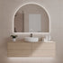 Aurelio Antifog Arch Shaped 3 Colour Backlit LED Bathroom Mirror With Optional Bluetooth