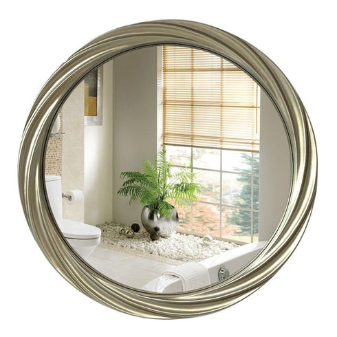 Mirae Silver Round Wall Mirror