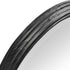 Matte Black frame view round mirror