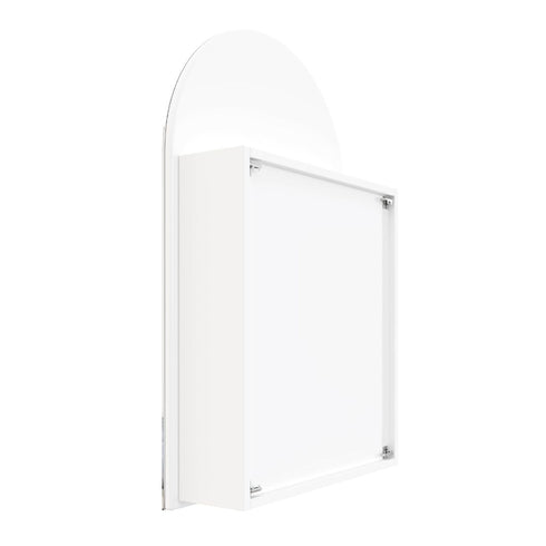 Vienna Arch White Mirror Cabinet