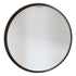 Karina Walnut Round Wall Mirror