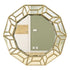 Miroo Gold Round Wall Mirror