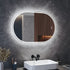 Anam Oval LED Bathroom Mirror with Anti-Fog & Shaver Outlet