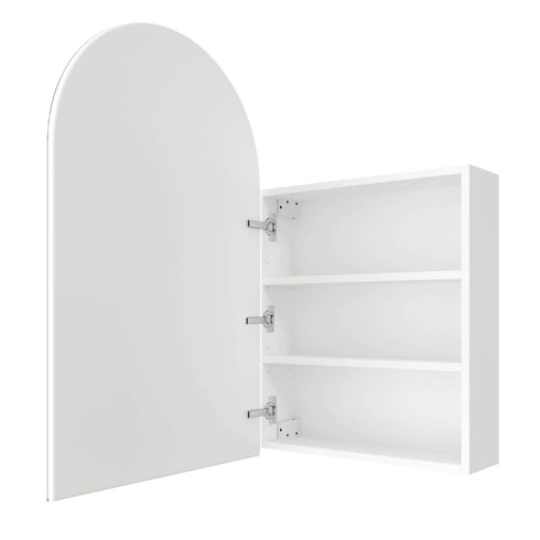 Vienna Arch White Mirror Cabinet