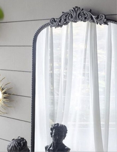 Colette Baroque Black Wall Mirror