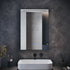 Dane Moroccan Gray Mirror Cabinet With Cosmetic Shelf