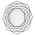 Mirrawin Metal Black Wall Mirror