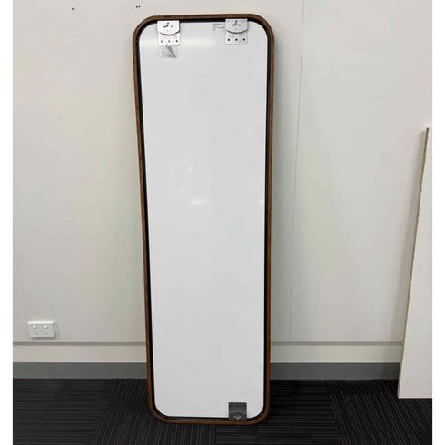 Merimbula Rectangular Walnut Wood Full Length Wall Mirror