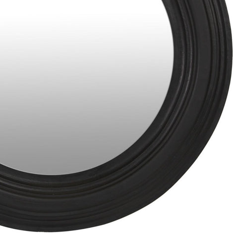 Ramon Black Round Wall Mirror - Classic Decorative Frame