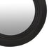 Ramon Black Round Wall Mirror - Classic Decorative Frame