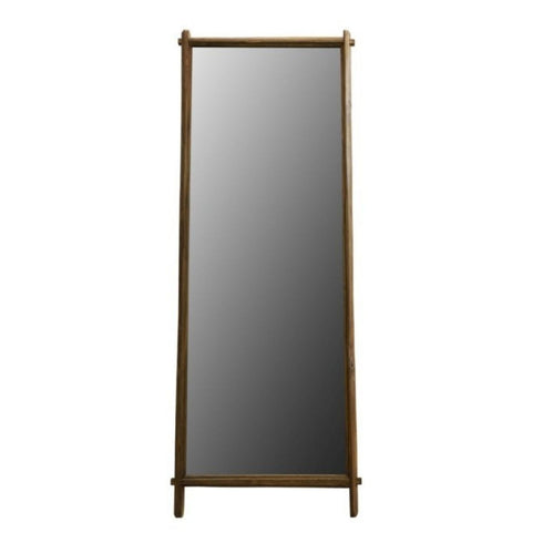 Denise Recycled Pinewood Standing Floor Mirror - Rustic Full Length Adjustable Mirror