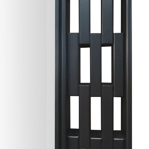 Mary Black Floor Mirror