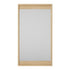 Fintan Modern Solid Oak Rectangular Wall Mirror with Rounded Edges