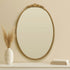 Narooma Classic Gold Frame Oval Wall Mirror