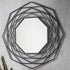 Mirrawin Metal Black Wall Mirror