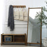 Denise Recycled Pinewood Standing Floor Mirror - Rustic Full Length Adjustable Mirror