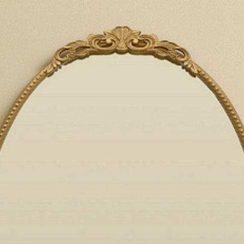 Narooma Classic Gold Frame Oval Wall Mirror
