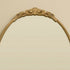 Narooma Classic Gold Frame Oval Wall Mirror