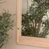 Fintan Modern Solid Oak Rectangular Wall Mirror with Rounded Edges